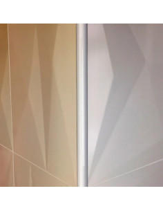 Guardacanto Arco Cromo Mate 10 mm x 2,5m 2